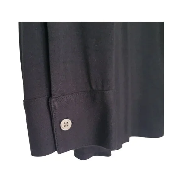 J. Jill Collared stretch fabric top with button sleeves - Picture 4 of 7